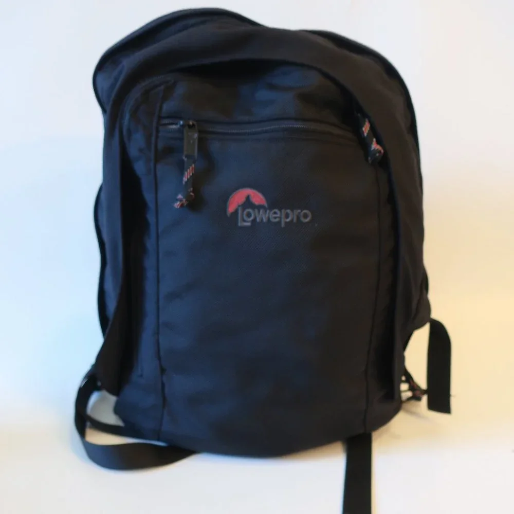 Unisex Lowepro Black Camera Backpack Bag *